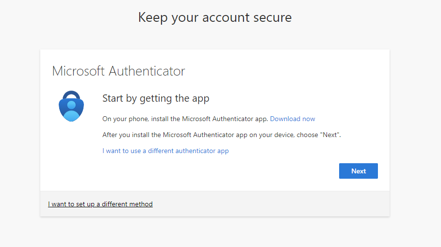 Download authenticator app EN